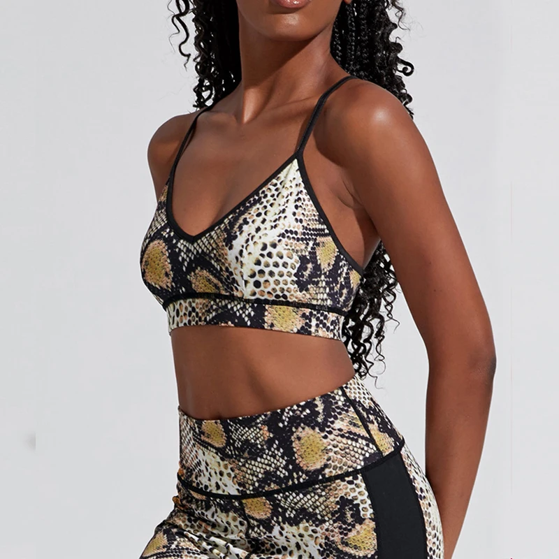 NEW 2 Pieces Women's Sportswear Yoga Sets Suit Snake Print Workout Running Outdoor Crop Top Bra &Push Up Cycling Leggings Pants
NEW 2 Pieces Women's Sportswear Yoga Sets Suit Snake Print Workout Running Outdoor Crop Top Bra &Push Up Cycling Leggings Pants