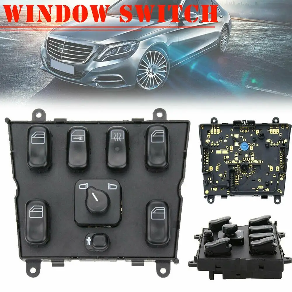 

Electric Power Window Master Switch for Mercedes Benz ML320 W163 ML400 ML430 ML500 1998-2003 OEM:1638206610 A1638206610