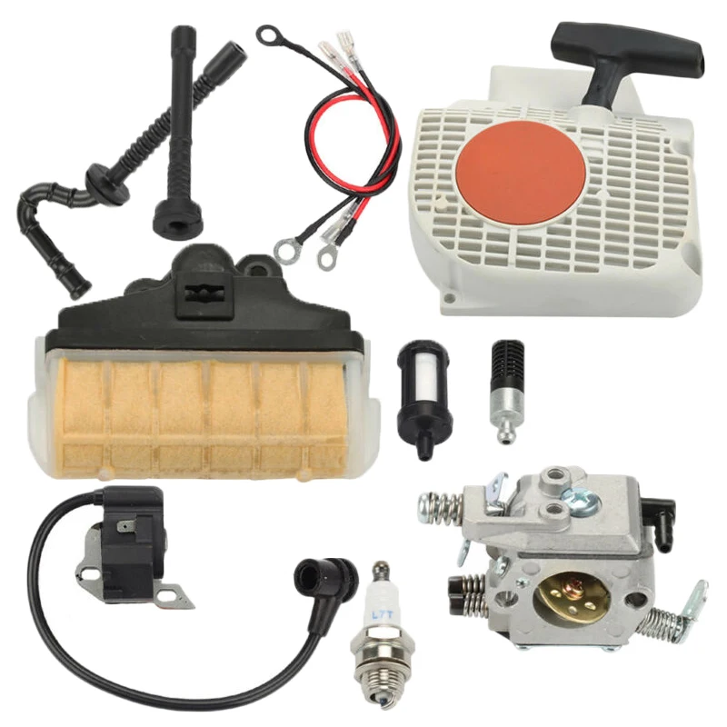 Carburetor Air filter kit Spark Plug Recoil starter For STIHL 021 023 025 MS210 MS230 MS250 chainsaw For OEM 11230801802 1123120
Carburetor Air filter kit Spark Plug Recoil starter For STIHL 021 023 025 MS210 MS230 MS250 chainsaw For OEM 11230801802 1123120