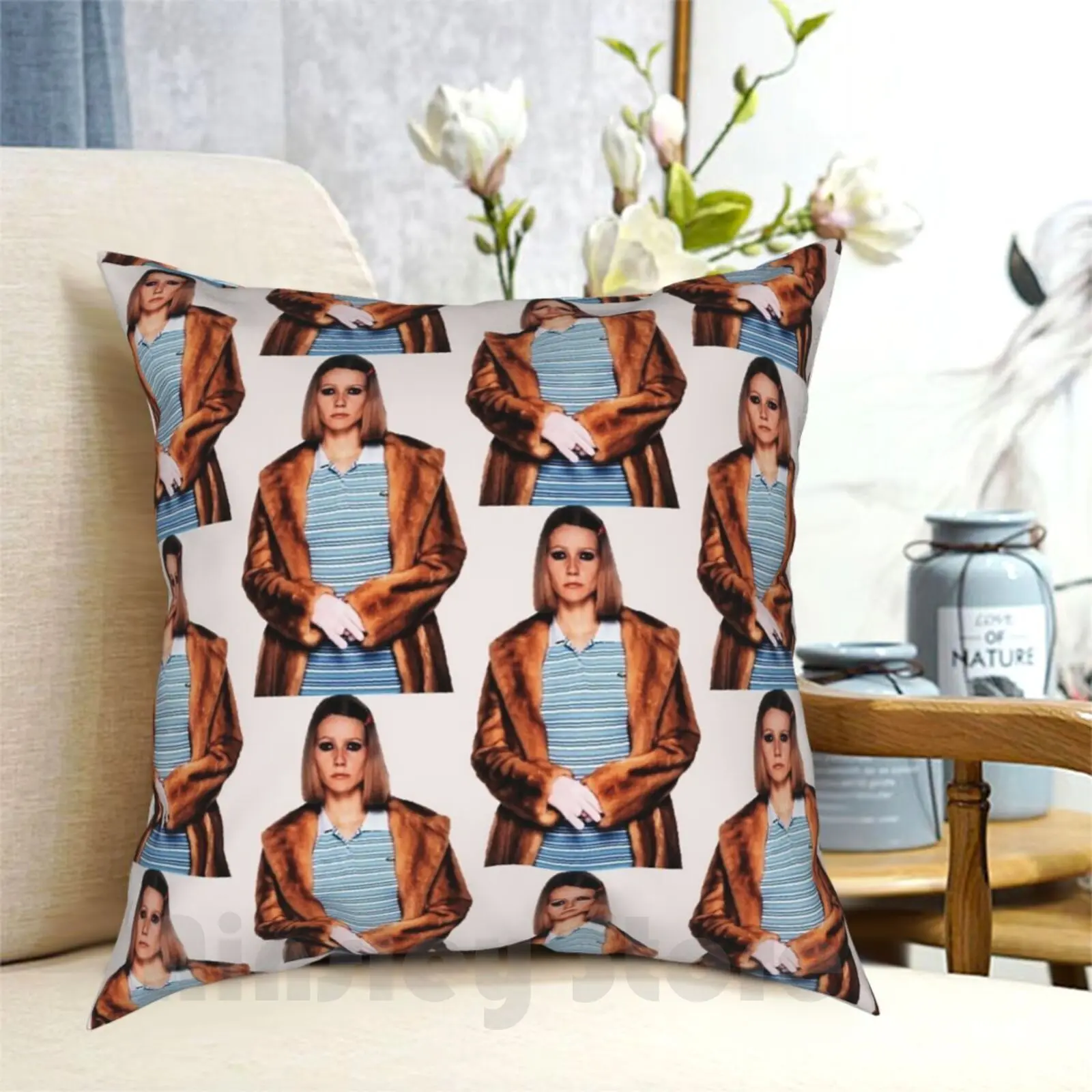 

Margot-The Royal Pillow Case Printed Home Soft DIY Pillow cover Aesthetic Tumblr Wes Anderson Margot Margo The Royal Quirky