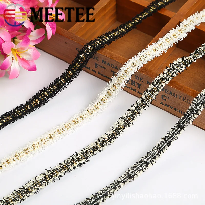 9yards Meetee 13mm Polyester Gold Silver Lace Webbing Ribbon Tassel Fabric DIY Handmade Hat Clothes HomeTextile Accessories
9yards Meetee 13mm Polyester Gold Silver Lace Webbing Ribbon Tassel Fabric DIY Handmade Hat Clothes HomeTextile Accessories