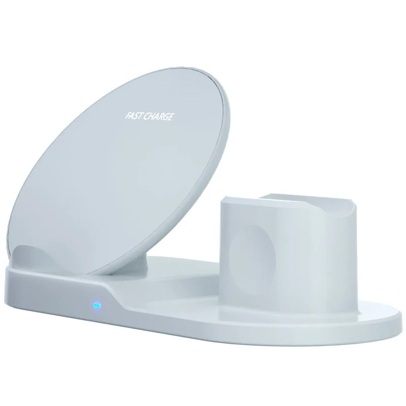3 in 1 Charging Stand Dock Station For AirPods Pro Fast Wireless Charger For iPhone X XS 11 Pro MAX 8 For Apple Watch Series 5
3 in 1 Charging Stand Dock Station For AirPods Pro Fast Wireless Charger For iPhone X XS 11 Pro MAX 8 For Apple Watch Series 5