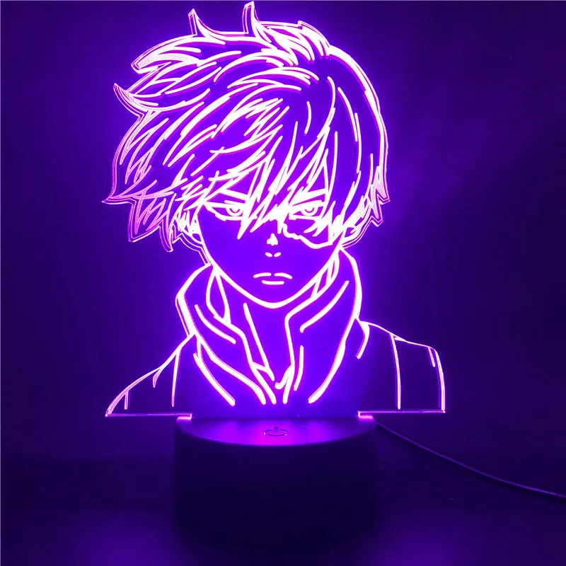 Anime My Hero Academia Shoto Todoroki Face Design Led Night Light Lamp Gift for Kids Child Boys Bedroom Decor Acrylic Table Lamp
Anime My Hero Academia Shoto Todoroki Face Design Led Night Light Lamp Gift for Kids Child Boys Bedroom Decor Acrylic Table Lamp