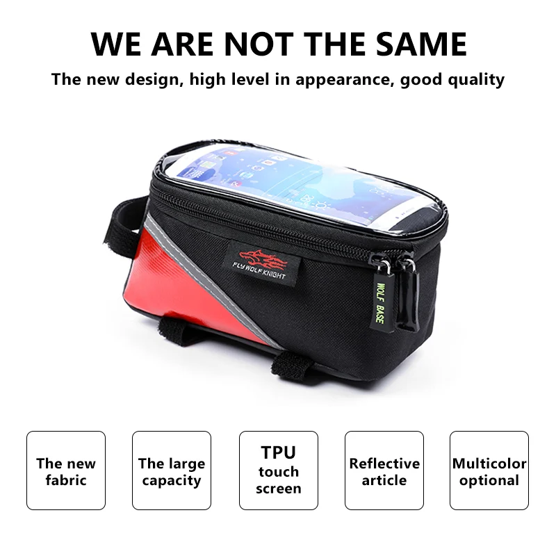 5.5 Inch Bicycle Bag Top Tube Frame Bag Bike Cycling Front Beam Bag Cell Mobile Phone Bag Waterproof Touchscreen Bag 
5.5 Inch Bicycle Bag Top Tube Frame Bag Bike Cycling Front Beam Bag Cell Mobile Phone Bag Waterproof Touchscreen Bag