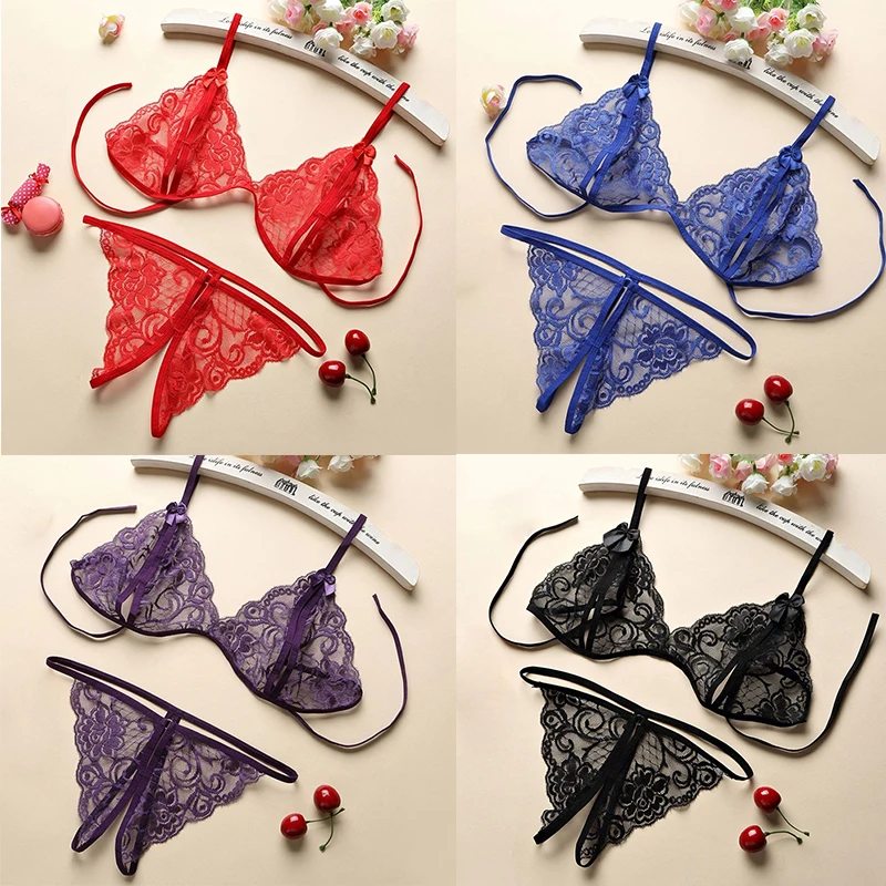 Set of 2 Sensual Lace Lingerie Women Solid Luxe High Waisted Underwear Includes Female Open G-String and Transparence Brasier
Set of 2 Sensual Lace Lingerie Women Solid Luxe High Waisted Underwear Includes Female Open G-String and Transparence Brasier