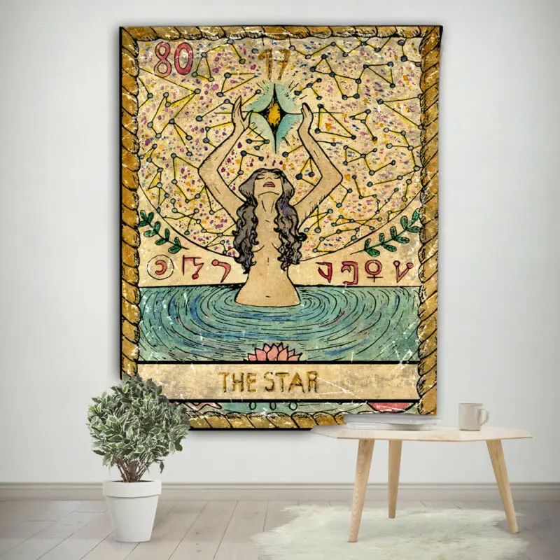 150 x 100 cm Hanging Wall Tapestry Modern Mysterious Tarot Room Home Decorative Suspended Blanket
150 x 100 cm Hanging Wall Tapestry Modern Mysterious Tarot Room Home Decorative Suspended Blanket