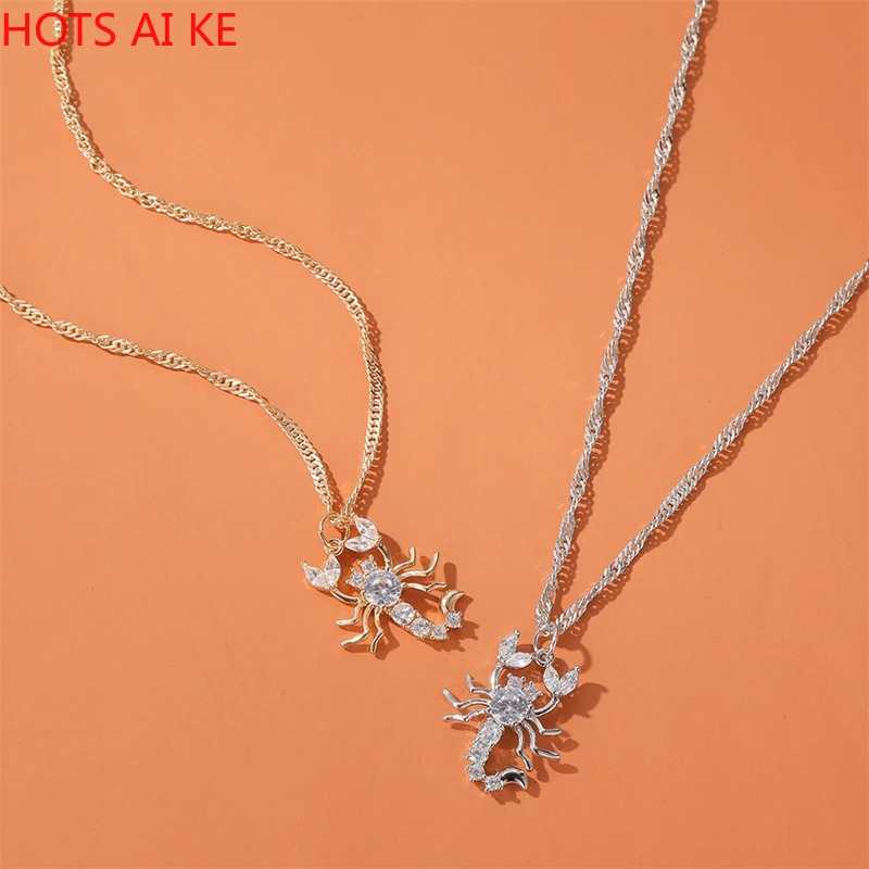 Gothic Animal Scorpion Pendant Necklace Creative Women Gold Silver Color Clavicle Chain Punk Hip Hop Ladies Jewelry Choker
Gothic Animal Scorpion Pendant Necklace Creative Women Gold Silver Color Clavicle Chain Punk Hip Hop Ladies Jewelry Choker