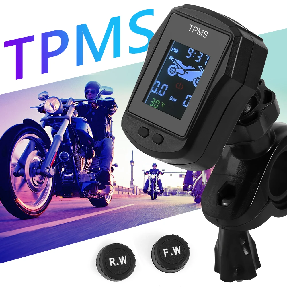 Waterproof Motorcycle TPMS Tire Pressure Monitor System with 2 External Sensors Outdoor Personal Motorcycle Ornaments
Waterproof Motorcycle TPMS Tire Pressure Monitor System with 2 External Sensors Outdoor Personal Motorcycle Ornaments