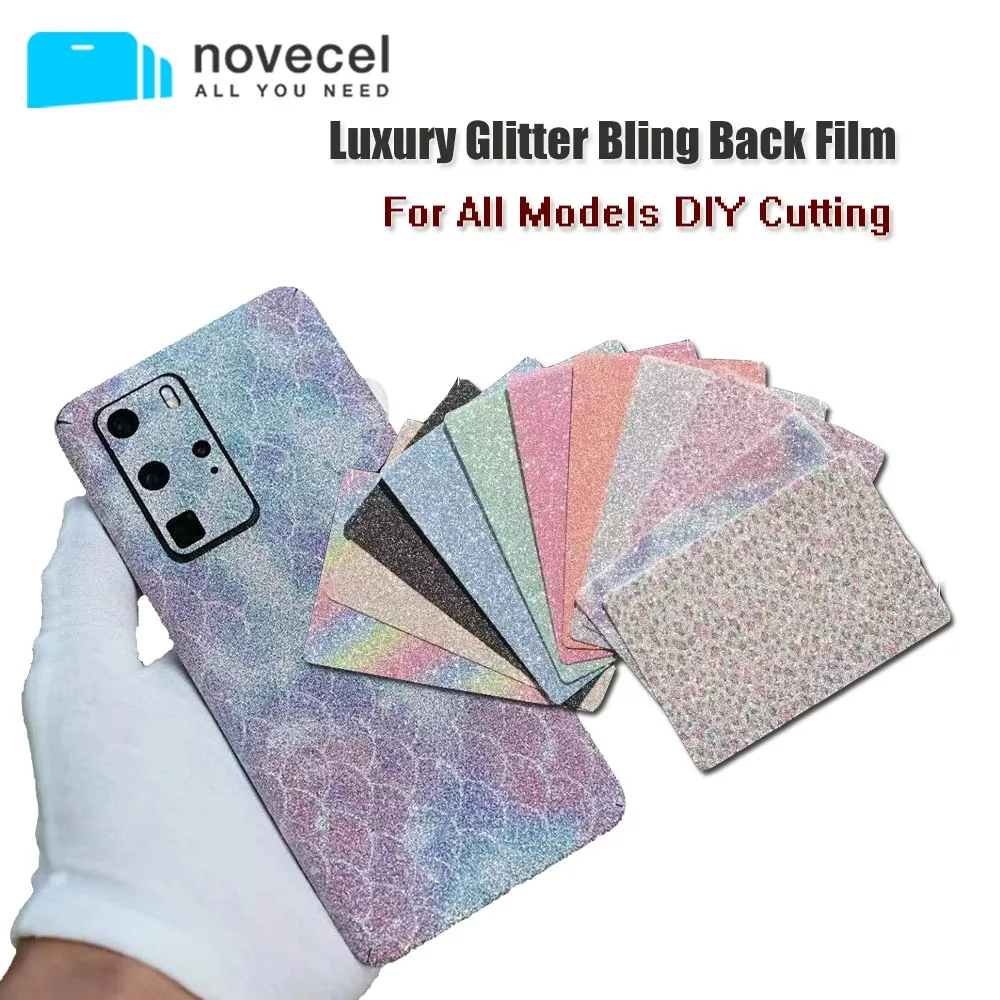 50pcs Luxury Glitter Bling Back Cover Protective Film Sticker for Phone Rear Protector Skin DIY Cutting for Film Cutter Plotter
50pcs Luxury Glitter Bling Back Cover Protective Film Sticker for Phone Rear Protector Skin DIY Cutting for Film Cutter Plotter