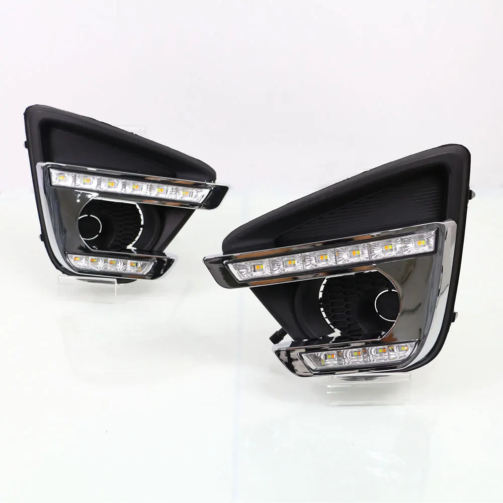 DRL Daytime Running Light for Mazda CX-5 2012 2013 2014 2015 2016 12v Chrome White DRL / Yellow Turning Signal Light waterproof
DRL Daytime Running Light for Mazda CX-5 2012 2013 2014 2015 2016 12v Chrome White DRL / Yellow Turning Signal Light waterproof