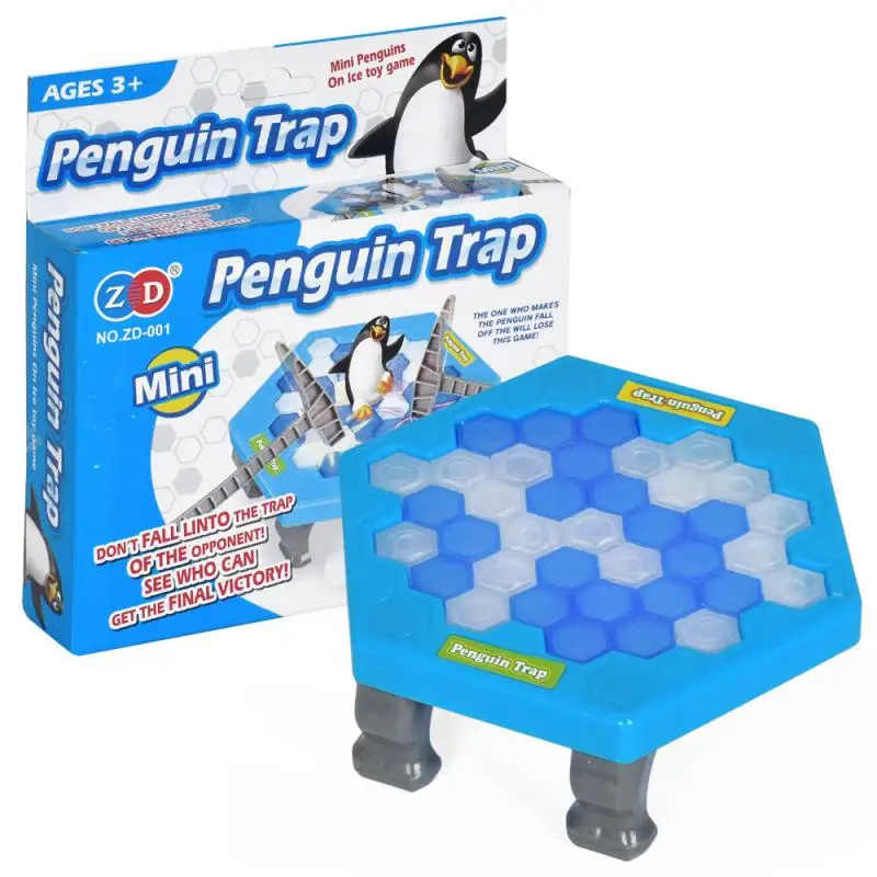 Mini Penguin Trap Parent-child Interactive Entertainment Indoor Board Game Children's Family Ice-breaking Rescue Penguins
Mini Penguin Trap Parent-child Interactive Entertainment Indoor Board Game Children's Family Ice-breaking Rescue Penguins