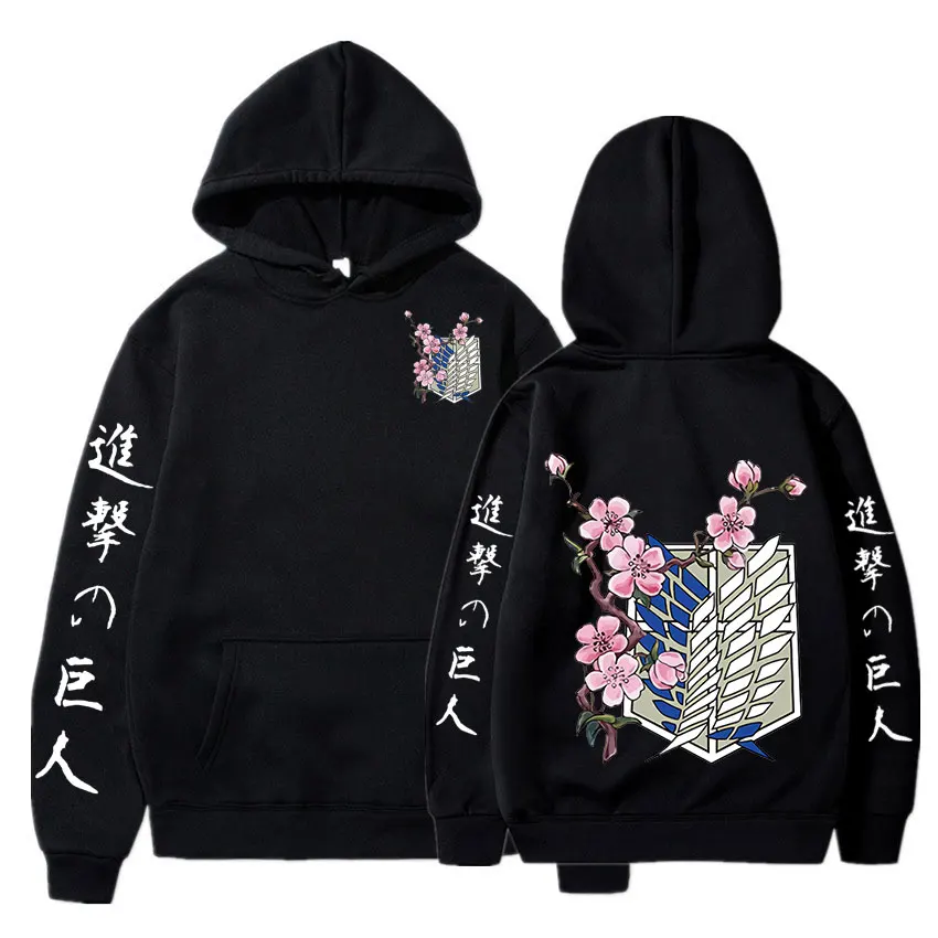 Japanese Anime Graphic Print Hoodies Men Attack on Titan Pullover Sweatshirt Unisex Male Oversized Black Loose Fashion Hoodie
Japanese Anime Graphic Print Hoodies Men Attack on Titan Pullover Sweatshirt Unisex Male Oversized Black Loose Fashion Hoodie