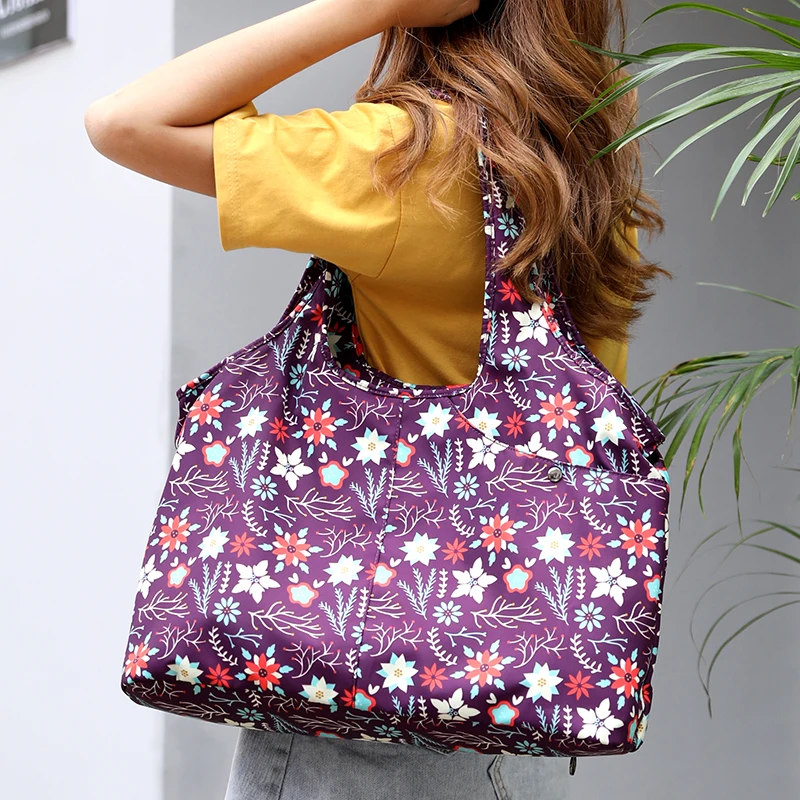 Women Shoulder Bag Top-Handle Handbags Floral Printing Female Travel Diapers Bag Waterproof Nylon Tote Flower Mommy Bags Bolsas
Women Shoulder Bag Top-Handle Handbags Floral Printing Female Travel Diapers Bag Waterproof Nylon Tote Flower Mommy Bags Bolsas