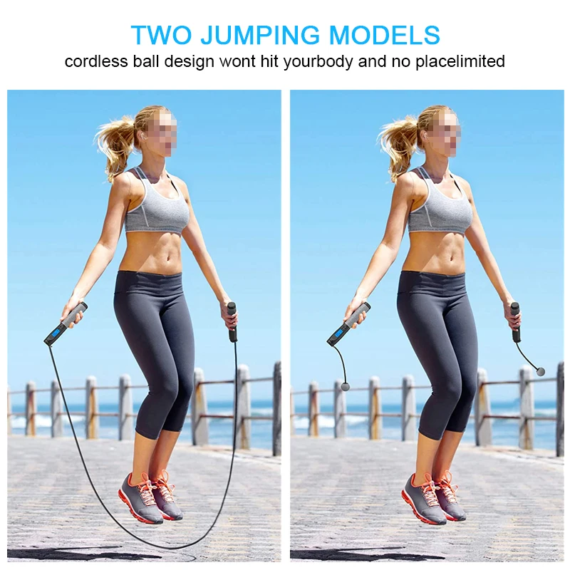 2 In 1 Jump Rope Digital Counter for Indoor/Outdoor Fitness Training Boxing Adjustable Calorie Skipping Rope Workout
2 In 1 Jump Rope Digital Counter for Indoor/Outdoor Fitness Training Boxing Adjustable Calorie Skipping Rope Workout