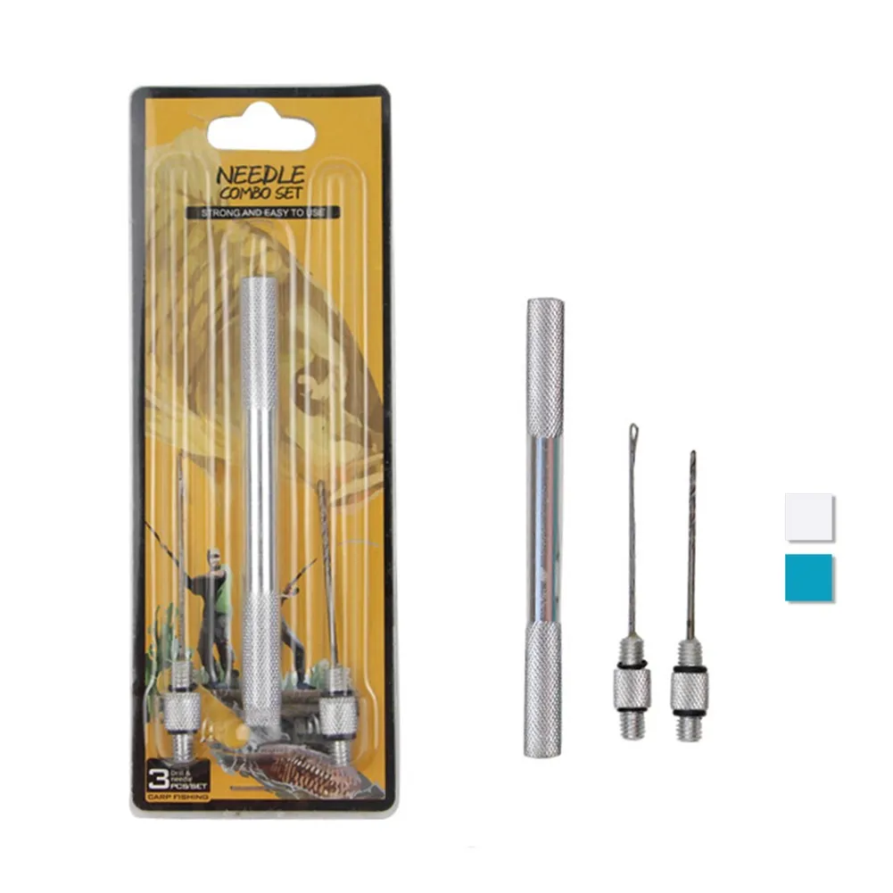 Fishing Tackle Tools Accessories 3 In 1 Kits Aluminum Alloy Carp Rigging Bait Needle Drill Carp Fishing Rigging Silver Blue
Fishing Tackle Tools Accessories 3 In 1 Kits Aluminum Alloy Carp Rigging Bait Needle Drill Carp Fishing Rigging Silver Blue