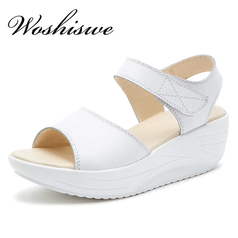 WOSHISWE/Женская обувь Модные сандалии в стиле Богини Летняя новая удобная