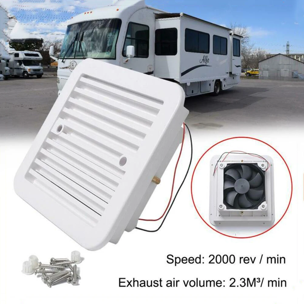 Exhaust Ventilation Fan Side Air Vent Caravan Motorhome RV Camper Van White Fan Ventilation Kitchen Bathroom Toilet Small Air
Exhaust Ventilation Fan Side Air Vent Caravan Motorhome RV Camper Van White Fan Ventilation Kitchen Bathroom Toilet Small Air