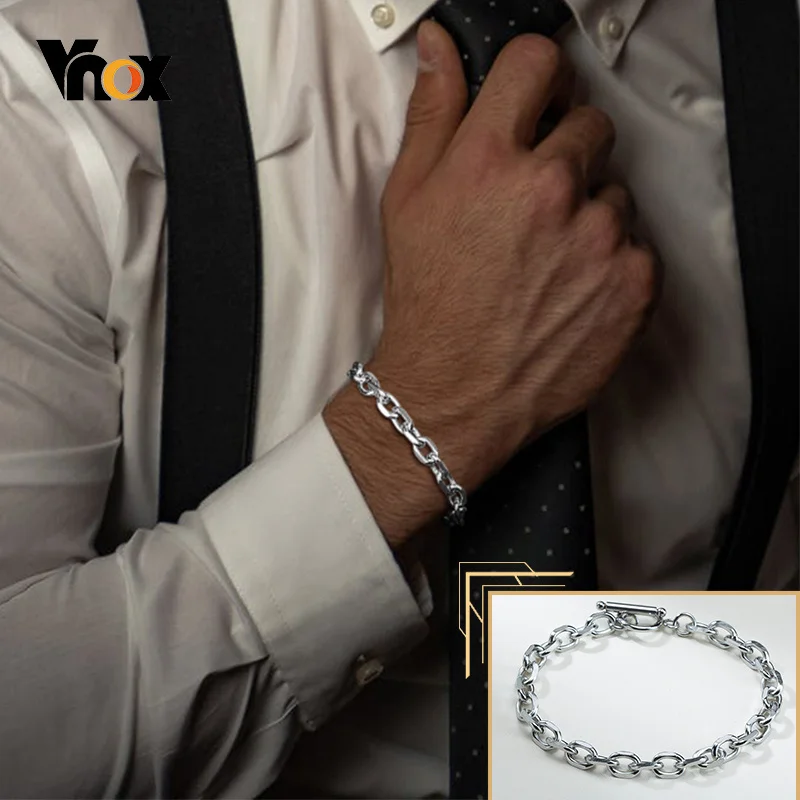 Vnox Basic 8/10/12 mm Wide Stainless Steel O Link Chain Bracelets for Men Women with Stainless Steel Toggle Clasp Closure
Vnox Basic 8/10/12 mm Wide Stainless Steel O Link Chain Bracelets for Men Women with Stainless Steel Toggle Clasp Closure