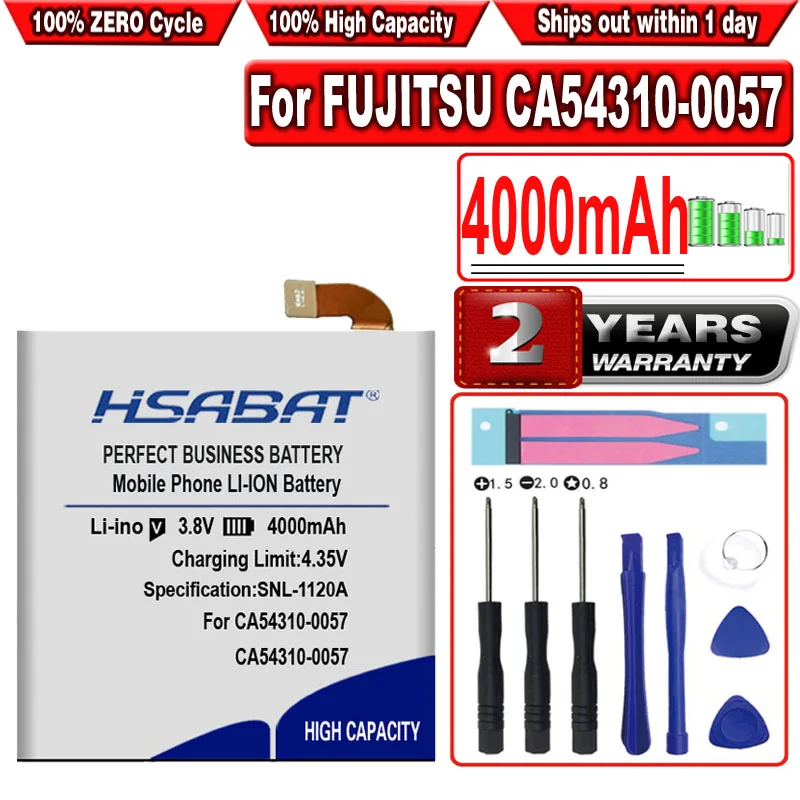 HSABAT 4000mAh CA54310-0057 Battery for FUJITSU 
HSABAT 4000mAh CA54310-0057 Battery for FUJITSU