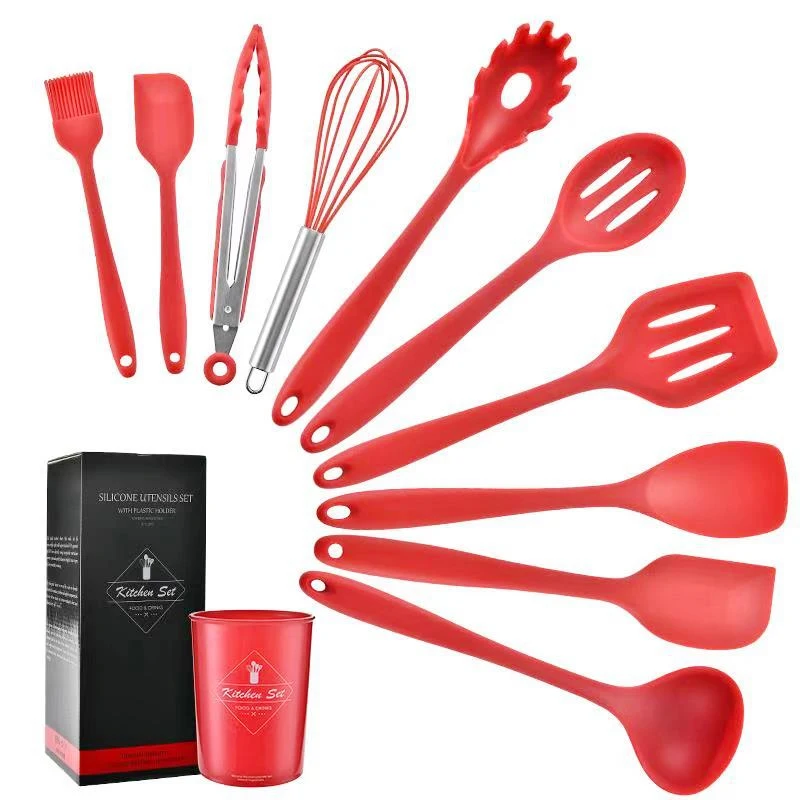 Silicone Shovel Spoon Kitchen Tool Household Kitchen Tools Kitchenware Silicone Kitchenware Set Of 10 Non-Stick Set Of 10
Silicone Shovel Spoon Kitchen Tool Household Kitchen Tools Kitchenware Silicone Kitchenware Set Of 10 Non-Stick Set Of 10
