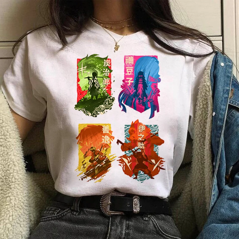 Streetwear Nezuko Demon Slayer Anime ComicsTop Oversized Casual Graphic Printed Cartoon t shirt Cotton Tee Female/Man T-Shirt
Streetwear Nezuko Demon Slayer Anime ComicsTop Oversized Casual Graphic Printed Cartoon t shirt Cotton Tee Female/Man T-Shirt