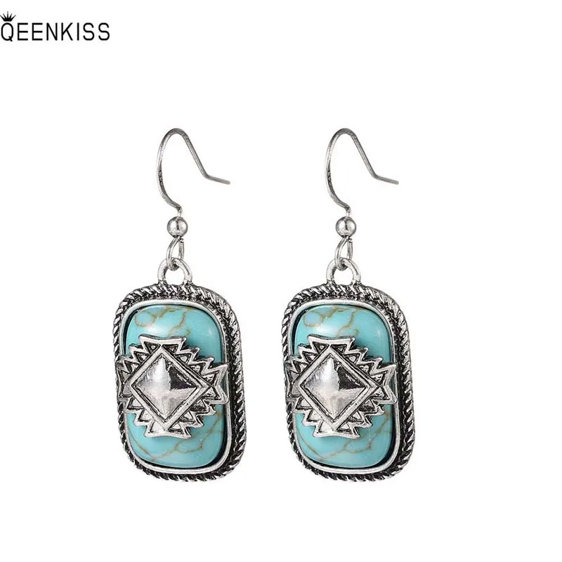 QEENKISS EG6274 Изящные ювелирные изделия оптом модные женские свадебные подарки на день рождения бирюзовые антикварные серебряные висячие серьг...
QEENKISS EG6274 Изящные ювелирные изделия оптом модные женские свадебные подарки на день рождения бирюзовые антикварные серебряные висячие серьг...