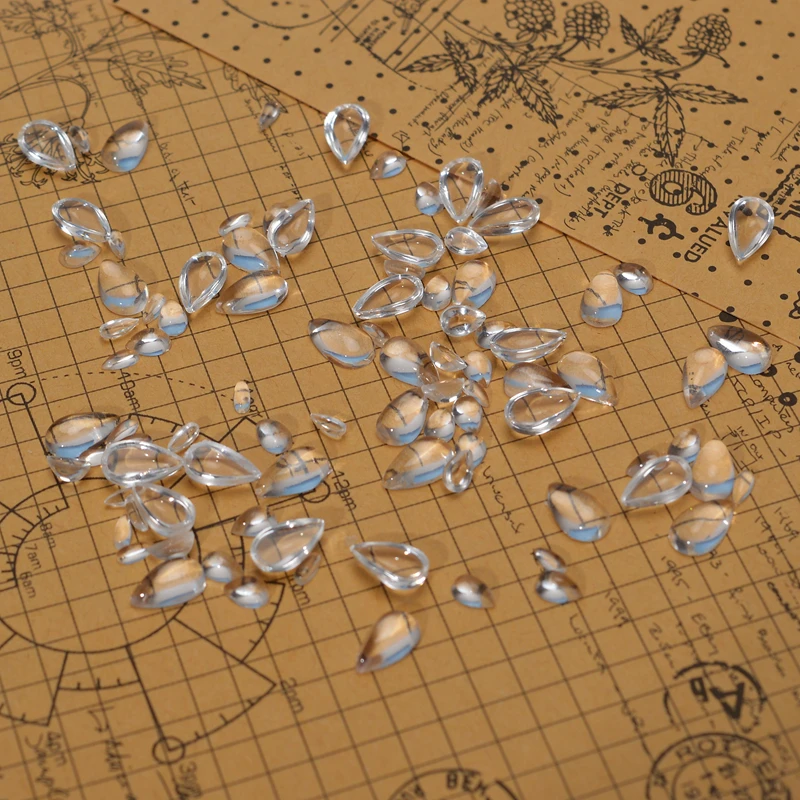 100/200/500pcs Simulation dewdrop Round FlatBack Clear Glass Cabochon Transparent Magnifying Glass Cabochon For DIY Jewelry
100/200/500pcs Simulation dewdrop Round FlatBack Clear Glass Cabochon Transparent Magnifying Glass Cabochon For DIY Jewelry