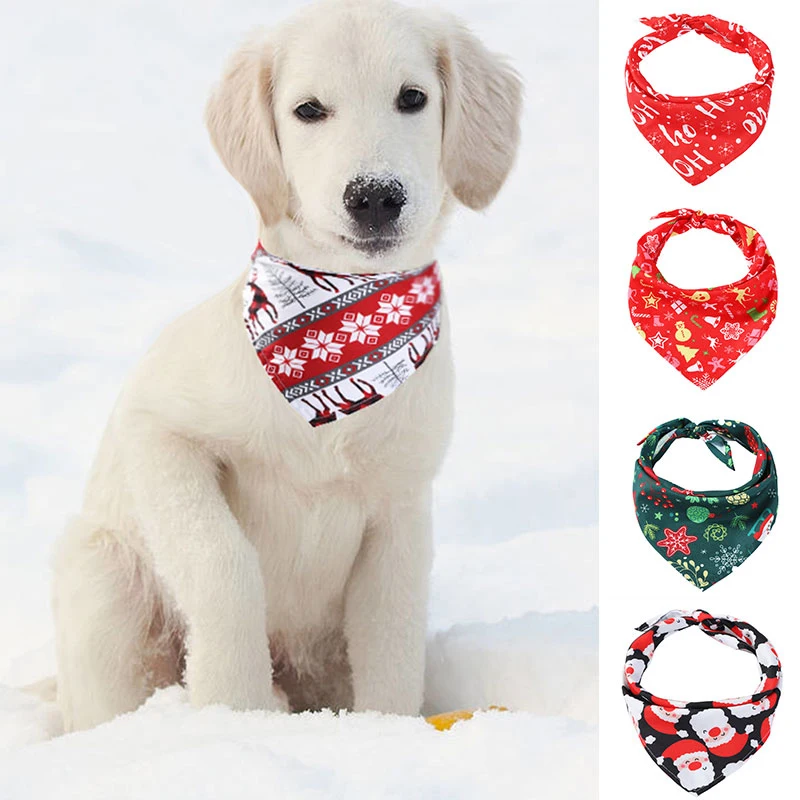 Christmas Pet Dog Bandana Puppy Bandanas Bib Dog Cat Scarf Cartoon Cute Pet Neckerchief Pet Saliva Towel Pet Supplies
Christmas Pet Dog Bandana Puppy Bandanas Bib Dog Cat Scarf Cartoon Cute Pet Neckerchief Pet Saliva Towel Pet Supplies