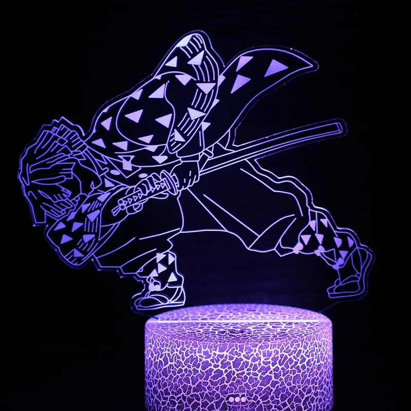 Лампа-ночник с трещинами, основанием, рассекающим демонов, 3D Аниме
Лампа-ночник с трещинами, основанием, рассекающим демонов, 3D Аниме