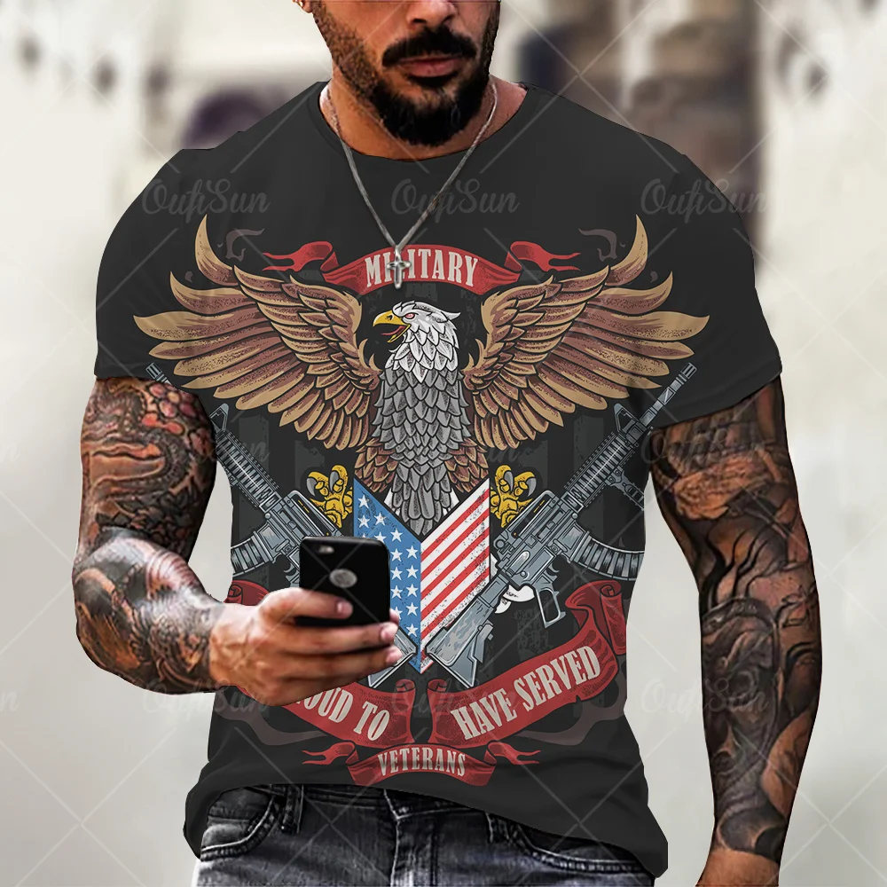 Fashionable American Flag Male Summer Street Hip Hop USA Eagle 3D Printed T-shirt Personality Trend Wild Loose Oversized Top 6XL
Fashionable American Flag Male Summer Street Hip Hop USA Eagle 3D Printed T-shirt Personality Trend Wild Loose Oversized Top 6XL