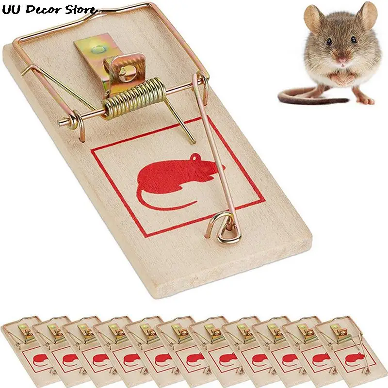 1PC Traditional Wooden Mouse Trap Classic Mice Rat Pet Rodent Control Catch Trap
1PC Traditional Wooden Mouse Trap Classic Mice Rat Pet Rodent Control Catch Trap