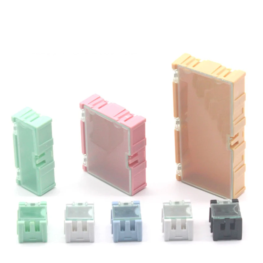 SMD SMT IC Component Storage Box Container Transparent Parts Patch Box Resistor Chip Case Multi-purpose Plastic Organizer
SMD SMT IC Component Storage Box Container Transparent Parts Patch Box Resistor Chip Case Multi-purpose Plastic Organizer