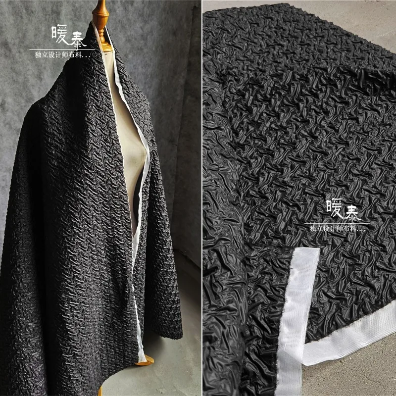Pleated Fabric Black Lines DIY Patchwork Patches Decor Skirt Shirt Dress Coat Clothes Designer Fabric
Pleated Fabric Black Lines DIY Patchwork Patches Decor Skirt Shirt Dress Coat Clothes Designer Fabric