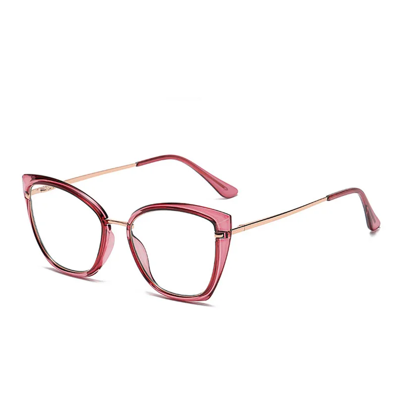 New Blue Light Proof TR90 Cat's Eye Spectacle Frame Women's Lightweight And Tough Fashionable Myopia Eyeglasses Metal Spring Leg
New Blue Light Proof TR90 Cat's Eye Spectacle Frame Women's Lightweight And Tough Fashionable Myopia Eyeglasses Metal Spring Leg