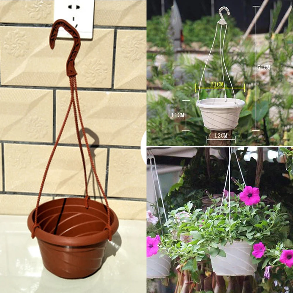 Basket Hanging Planter Garden Flower Plant Pots for Indoor Outdoor Plants, Succulent Hanging Planter Baskets with Hook
Basket Hanging Planter Garden Flower Plant Pots for Indoor Outdoor Plants, Succulent Hanging Planter Baskets with Hook