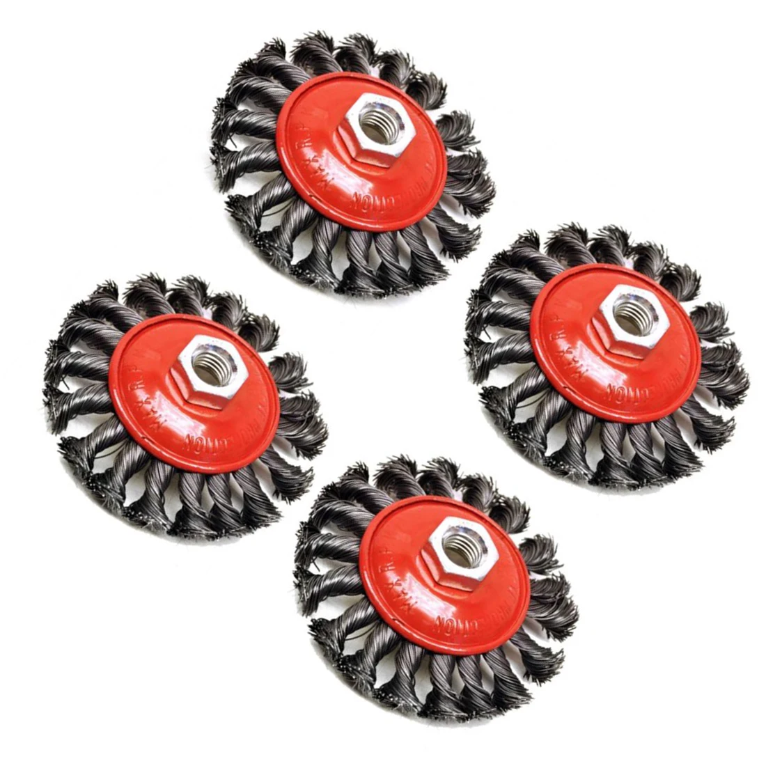4 PCS 4inch 100mm Knot Wire Brush / Wheel For Angle Grinder TE242 M14 Thread Brand New And High Quality Wire Brush
4 PCS 4inch 100mm Knot Wire Brush / Wheel For Angle Grinder TE242 M14 Thread Brand New And High Quality Wire Brush
