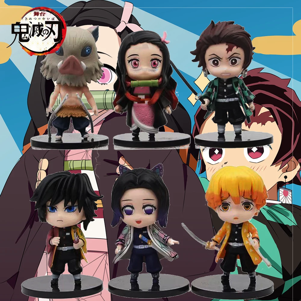 6 стилей 6 см Q рассекающий демонов аниме стоящая позиция Kamado Tanjirou Nezuko Tomioka Giyuu PVC комбинация рабочего стола
6 стилей 6 см Q рассекающий демонов аниме стоящая позиция Kamado Tanjirou Nezuko Tomioka Giyuu PVC комбинация рабочего стола
