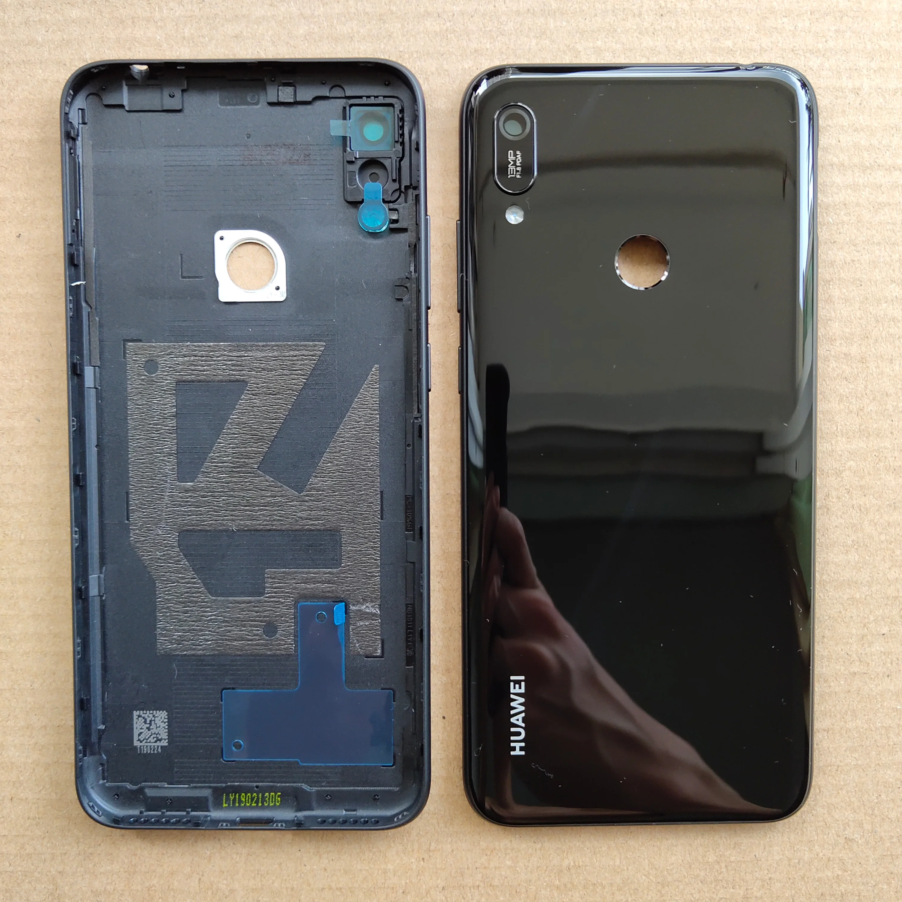 Оригинальная Крышка батарейного отсека 6 1 дюйма для Huawei Y6 2019 / Prime Pro задний корпус