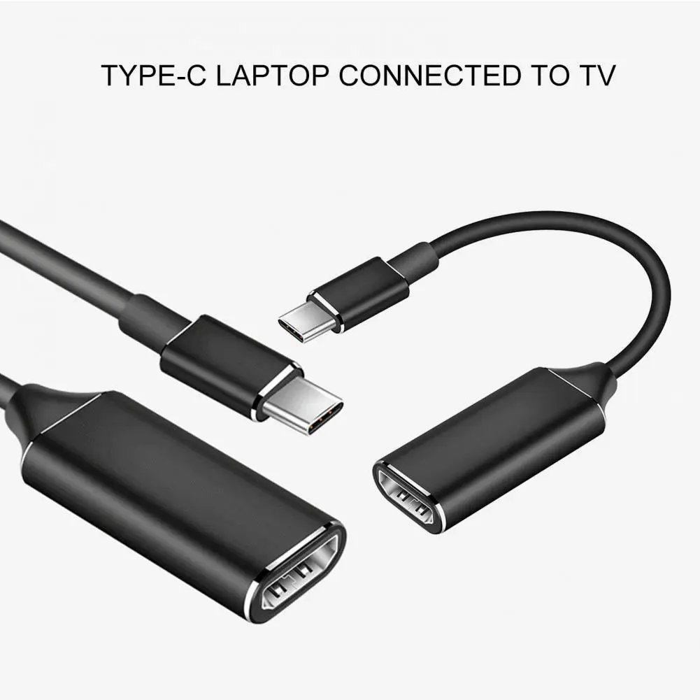Compatible Conversion Cable Stable Connection Convenient Black Type-C HD Conversion Cable for Samsung S8
Compatible Conversion Cable Stable Connection Convenient Black Type-C HD Conversion Cable for Samsung S8