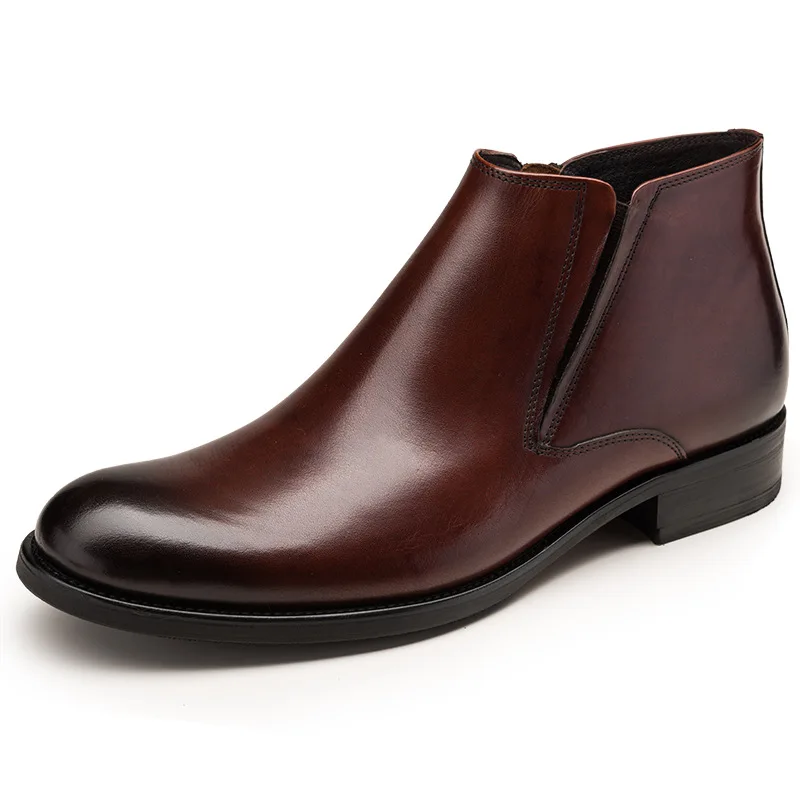 Chelsea boots men, plus velvet to keep warm, high-top leather shoes men, leather business short boots, formal leather boots
Chelsea boots men, plus velvet to keep warm, high-top leather shoes men, leather business short boots, formal leather boots