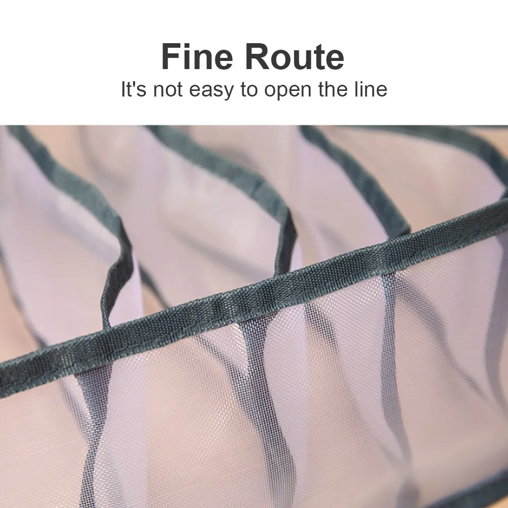 Dormitory closet organizer for socks home separated underwear storage box 7 grids bra organizer foldable drawer organizer 
Dormitory closet organizer for socks home separated underwear storage box 7 grids bra organizer foldable drawer organizer