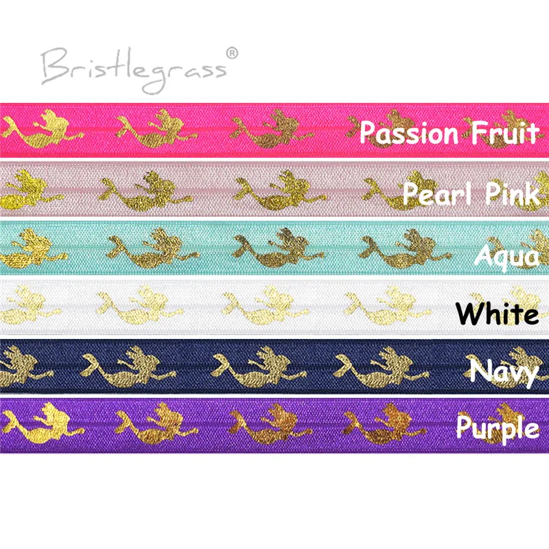BRISTLEGRASS Combo 6 Yard 5/8" 15mm Mermaid Foil Print FOE Foldover Elastic Spandex Band Hair Tie Headband Tutu Dress DIY Sewing
BRISTLEGRASS Combo 6 Yard 5/8" 15mm Mermaid Foil Print FOE Foldover Elastic Spandex Band Hair Tie Headband Tutu Dress DIY Sewing