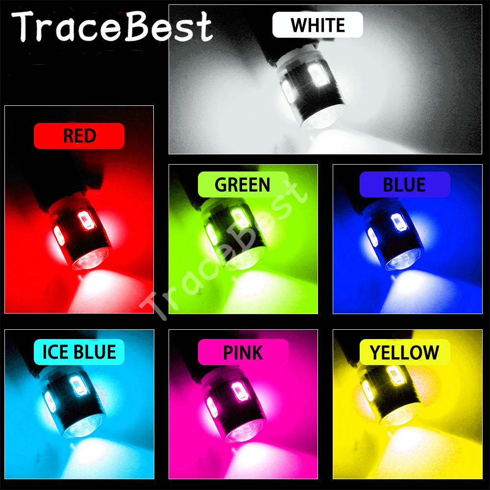 4pieces T10 194 168 W5W Car 5630 6 LED Parking Tail White Lights Clearance Lamp Bulb Door Light 12V
4pieces T10 194 168 W5W Car 5630 6 LED Parking Tail White Lights Clearance Lamp Bulb Door Light 12V