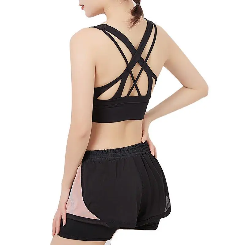 New yoga clothes summer women's sports bra vest shockproof running fitness beauty back sports underwear
New yoga clothes summer women's sports bra vest shockproof running fitness beauty back sports underwear