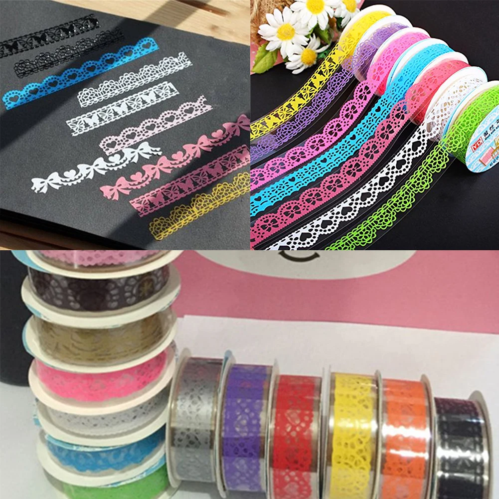 3Roll Lace Flower Clear DIY Decorative Tape Cute Masking Tape Sticky Paper Tape Scrapbooking &Phone Decoration
3Roll Lace Flower Clear DIY Decorative Tape Cute Masking Tape Sticky Paper Tape Scrapbooking &Phone Decoration
