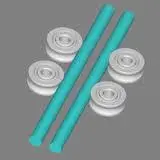 10pcs/lot 8mm U Groove Sealed Ball Bearings , 608 U Groove Track Roller Bearings , 8*22*14 mm for Diameter =10MM or 12MM rail
10pcs/lot 8mm U Groove Sealed Ball Bearings , 608 U Groove Track Roller Bearings , 8*22*14 mm for Diameter =10MM or 12MM rail