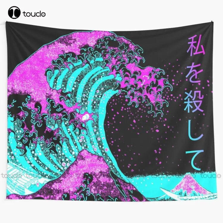 New Aesthetic: The Great Wave Off Kanagawa - Hokusai Tapestry Wall Tapestry Art Blanket Tapestry Bedroom Bedspread Decoration
New Aesthetic: The Great Wave Off Kanagawa - Hokusai Tapestry Wall Tapestry Art Blanket Tapestry Bedroom Bedspread Decoration