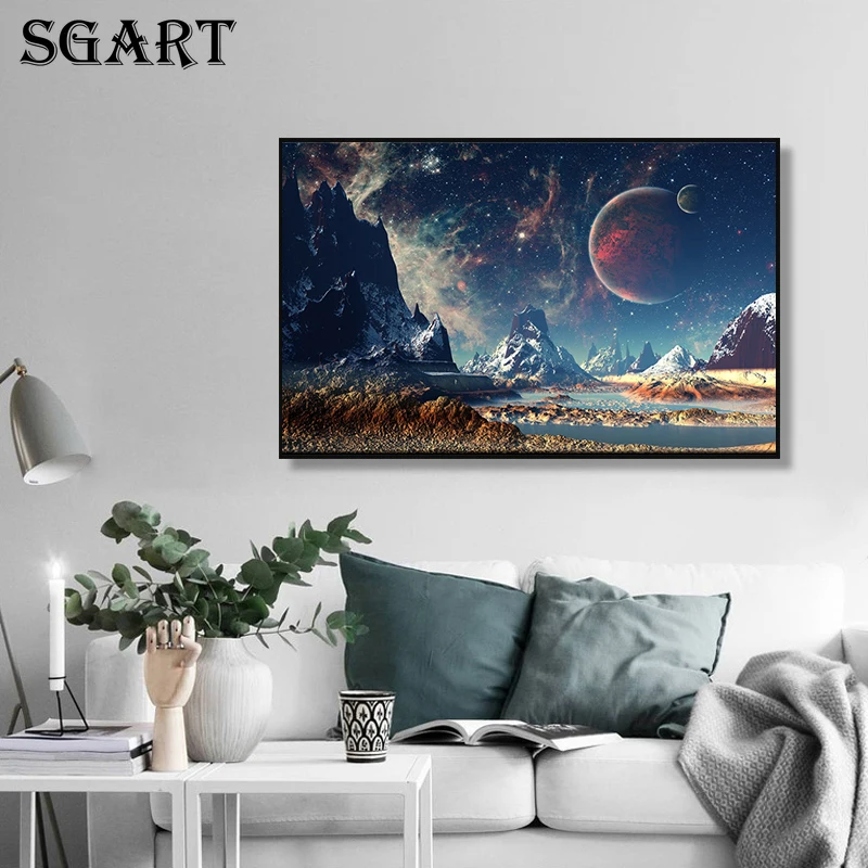 Universe Stars Planets Landscape Canvas Painting Posters And Prints Wall Art Galaxy Pictures For Living Room Decor Paintings
Universe Stars Planets Landscape Canvas Painting Posters And Prints Wall Art Galaxy Pictures For Living Room Decor Paintings