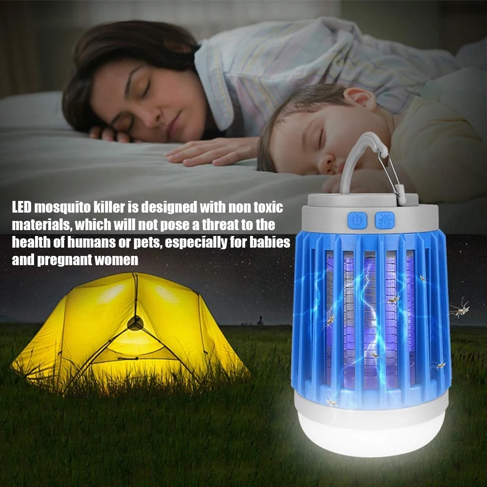 Solar LED Camping Light USB Mosquito Killer Lamp For Outdoor Tent Lamp Portable Lamp Emergency Lights For BBQ Hiking Drop Ship
Solar LED Camping Light USB Mosquito Killer Lamp For Outdoor Tent Lamp Portable Lamp Emergency Lights For BBQ Hiking Drop Ship