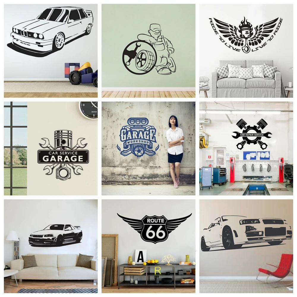 Exquisite Garage Repair Car Wall Sticker Modern Fashion Vinyl Stickers Auto Repair Service Tool Machine Wall Decal Shop Decor
Exquisite Garage Repair Car Wall Sticker Modern Fashion Vinyl Stickers Auto Repair Service Tool Machine Wall Decal Shop Decor